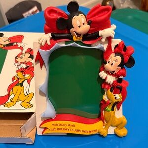 Walt Disney World cast Holiday celebration 1993 picture frame